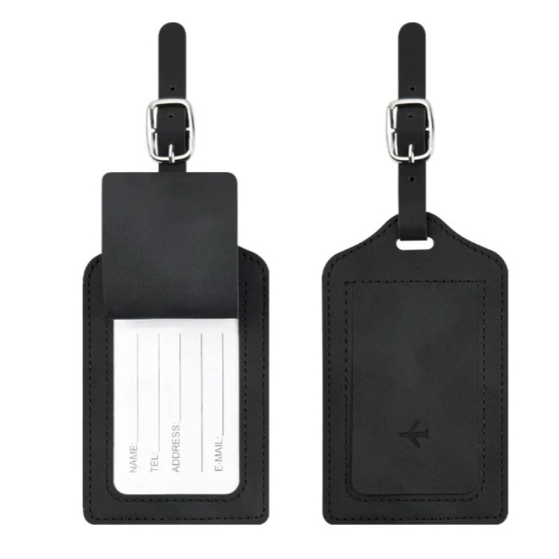 Luggage Tag Leather - PU 가죽 여행용 러기지 태그, 수하물