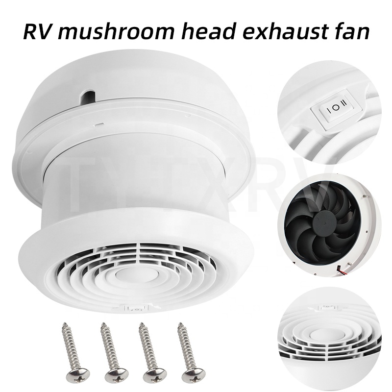 Travel Accessories - RV 액세서리 DC12V/24V 강풍 버섯형 루프