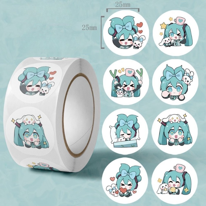 Travel Accessories Cute - 인스 감성 귀여운 하츠네 미쿠 스티커,