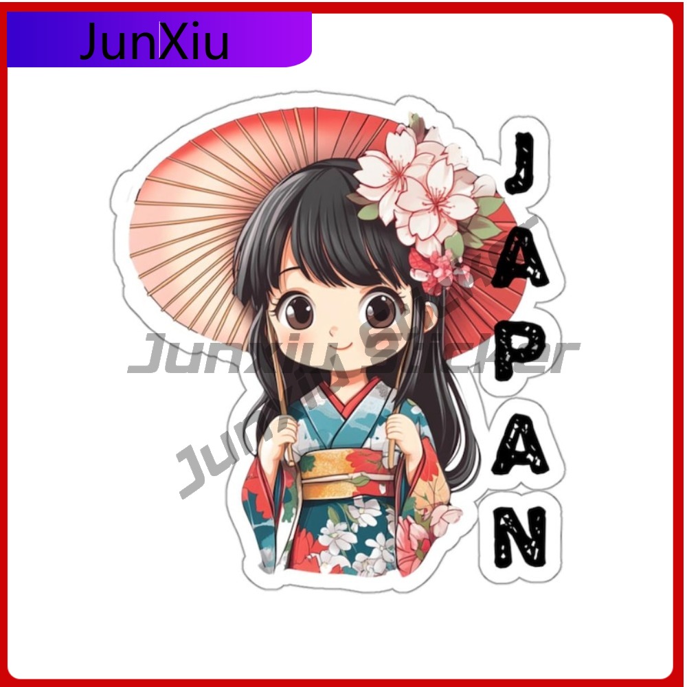 Travel Accessories In Japan - 일본 여행 스티커 아시아 일본 소녀