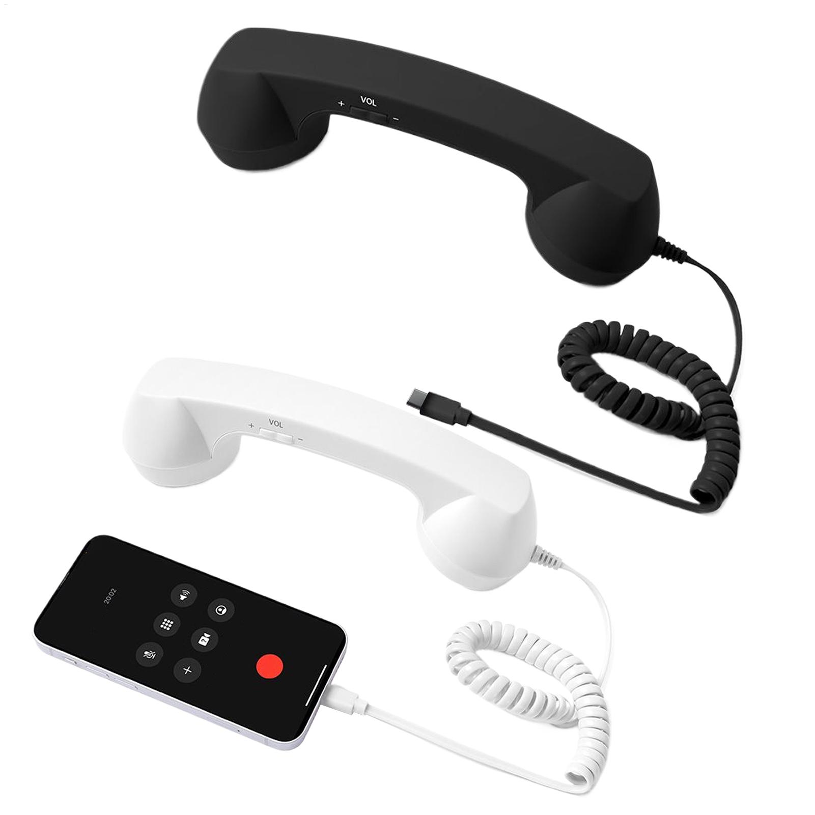 Travel Accessories Inc - 타입-C 레트로 전화 어댑터 유선 전화