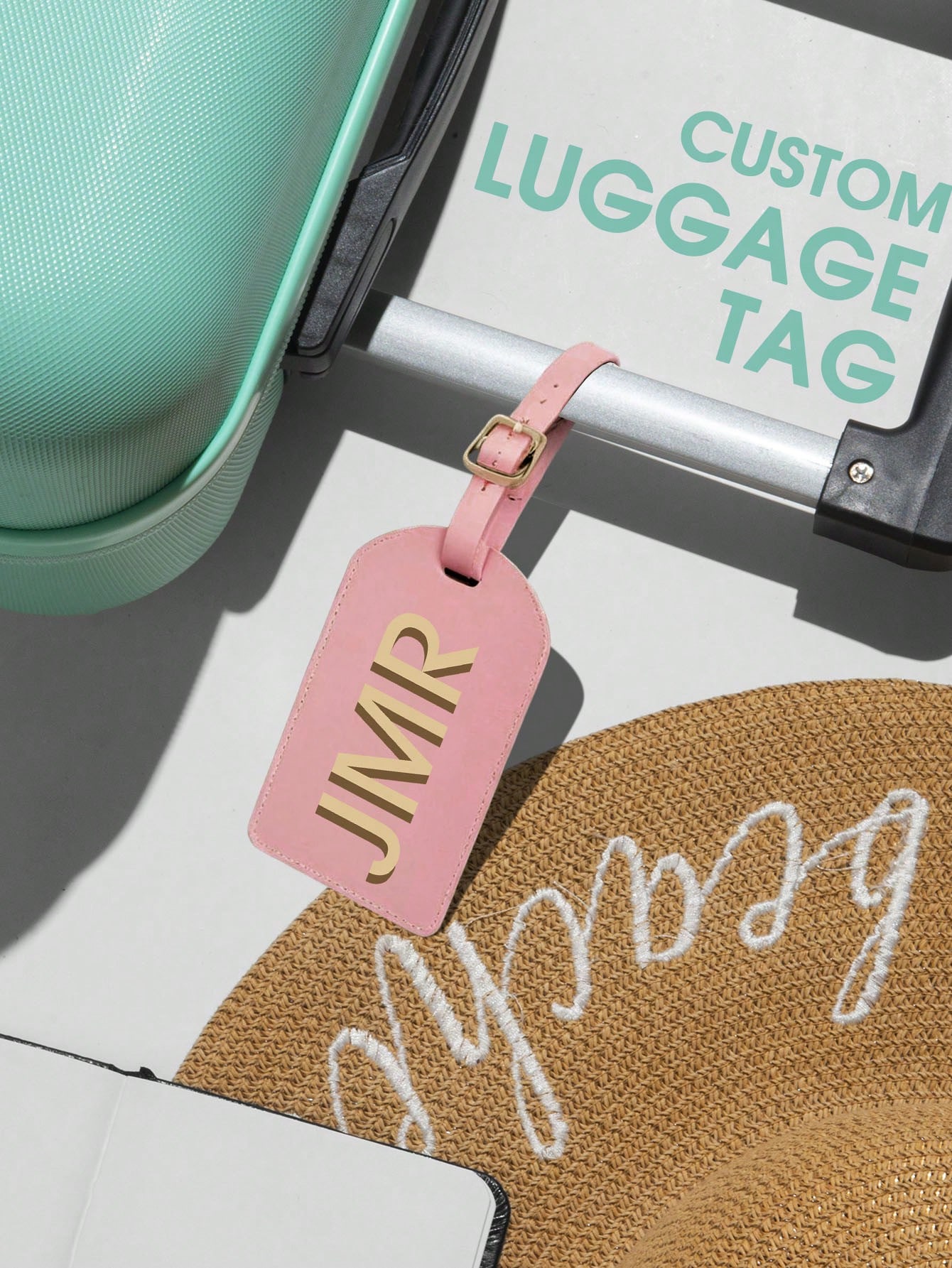 개인 맞춤 이니셜 러기지 태그, PU 가죽 여행 가방  - Luggage Tag Leather 리뷰 및 가격
