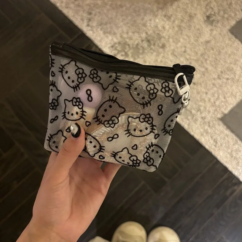 2026 새로운 산리오 헬로 키티 메쉬 소재 보관 가방 - Travel Accessories Cute 리뷰 및 가격