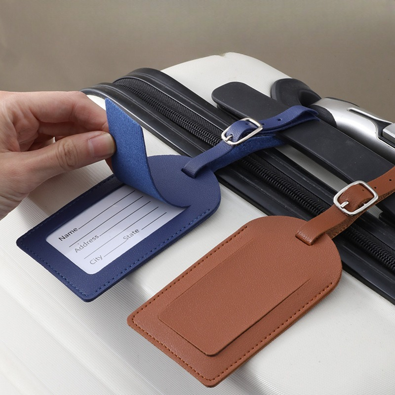 여성 남성 수하물 태그 PU 가죽 여행용품 여행 가방  - Luggage Tag Leather 리뷰 및 가격