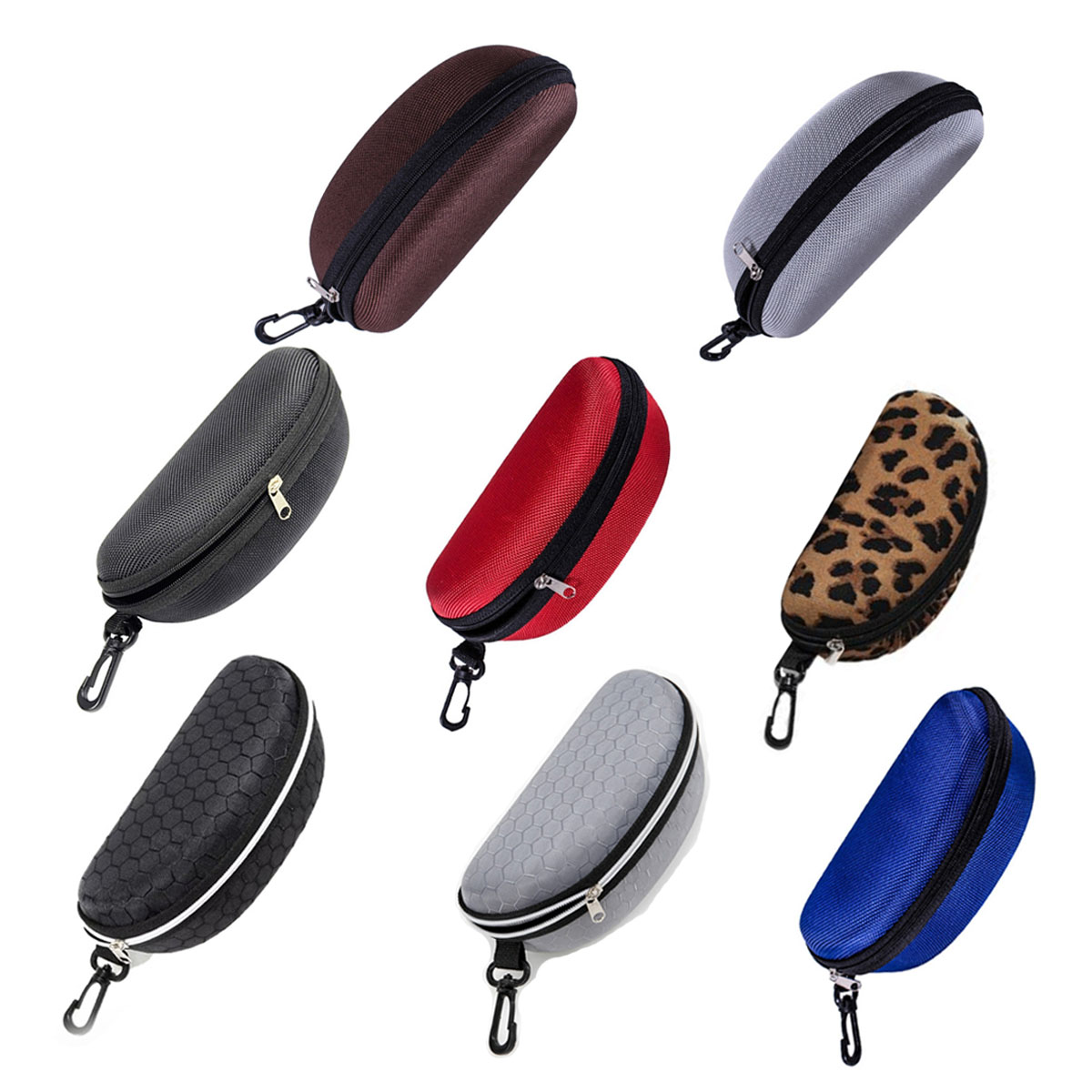 보호용 하드 쉘 안경 케이스 카라비너 ​​클립이 있는  - Travel Reading Accessories 리뷰 및 가격