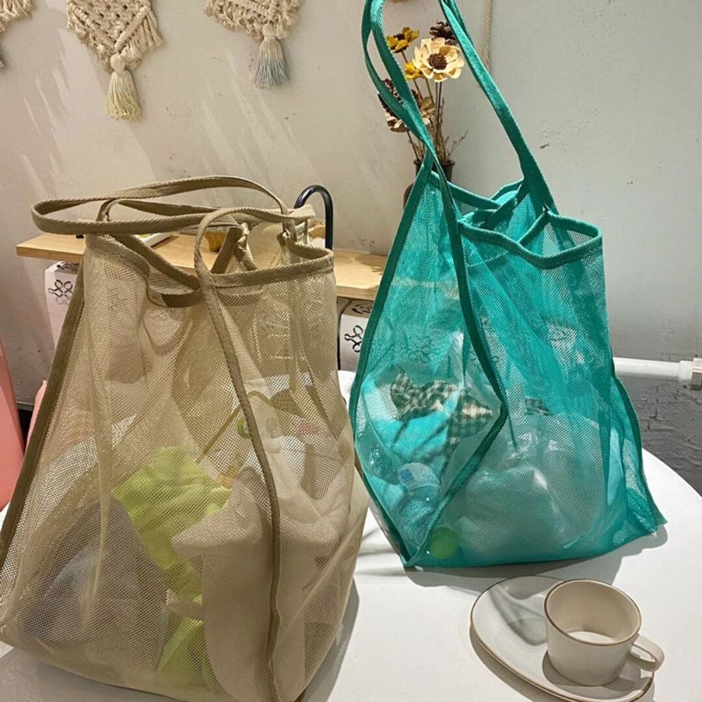 메쉬 비치백 가볍고 통기성이 뛰어나며 속건성이 뛰어난  - Travel Accessories 리뷰 및 가격