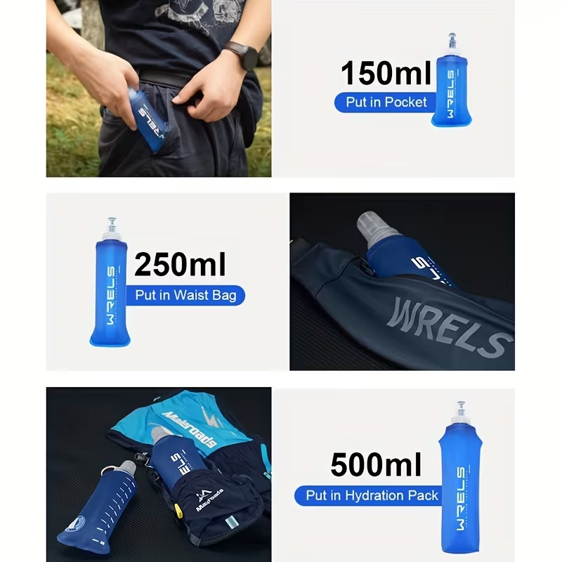 WRELS 휴대용 스포츠 소프트 플라스크 BPA 프리  - Water Bottle Collapsible 리뷰 및 가격