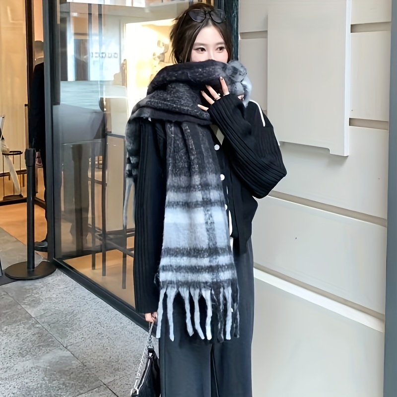 여성용 클래식 플래드 스카프 - 일본 디자인에서 영감을 - Travel Accessories Unisex 리뷰 및 가격