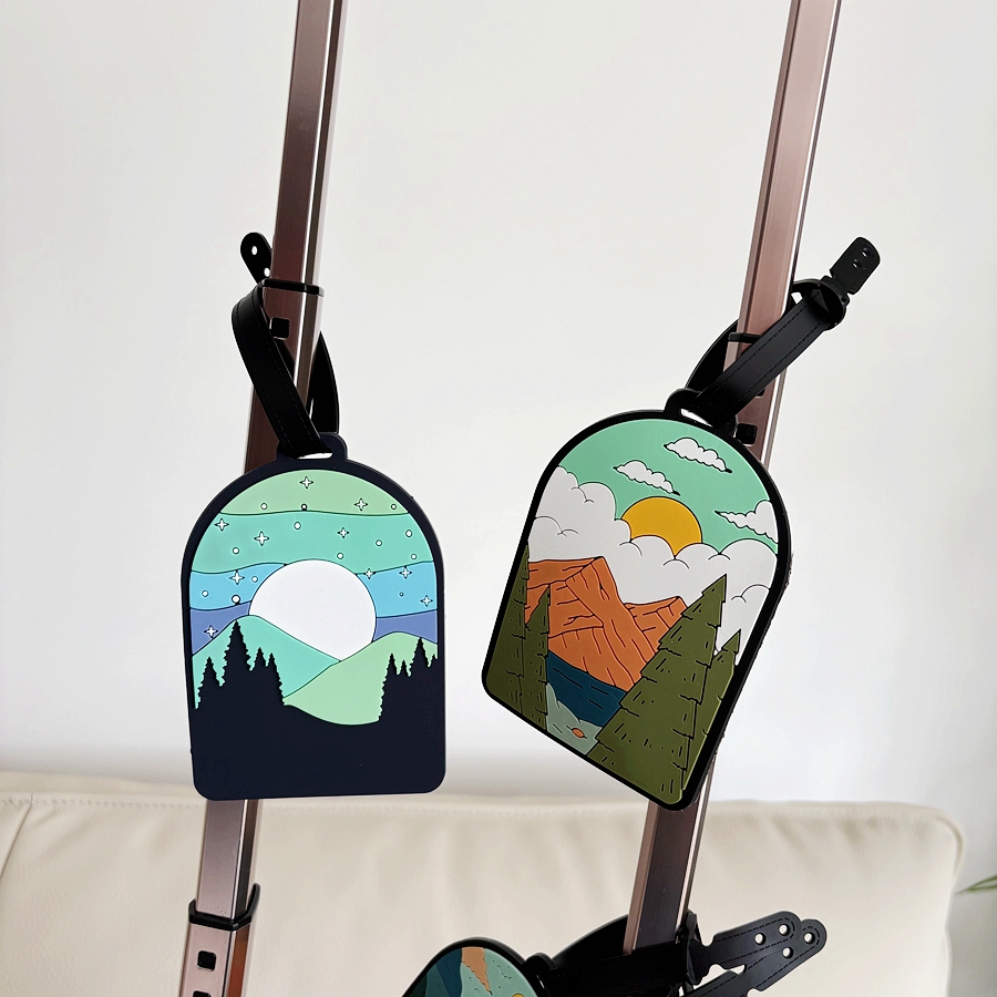 1/3/6pcs 풍경 수하물 태그, 역 여행 수하물 체 - Travel Accessories List 리뷰 및 가격