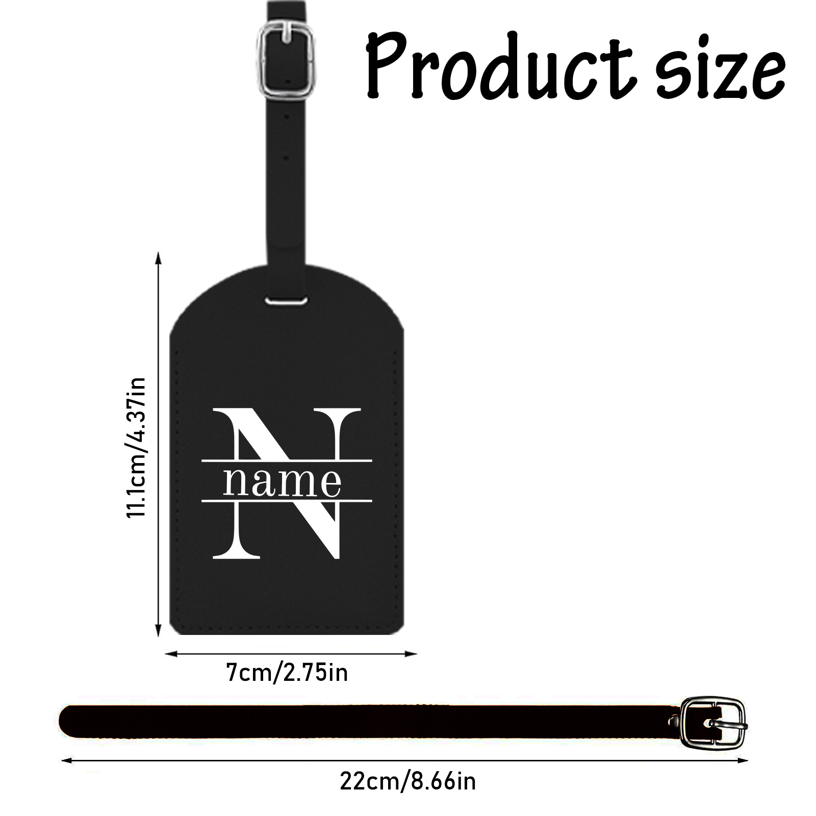 1개, 맞춤형 수하물 태그, 여행 가방용 수하물 태그, - Travel Accessories Name 리뷰 및 가격