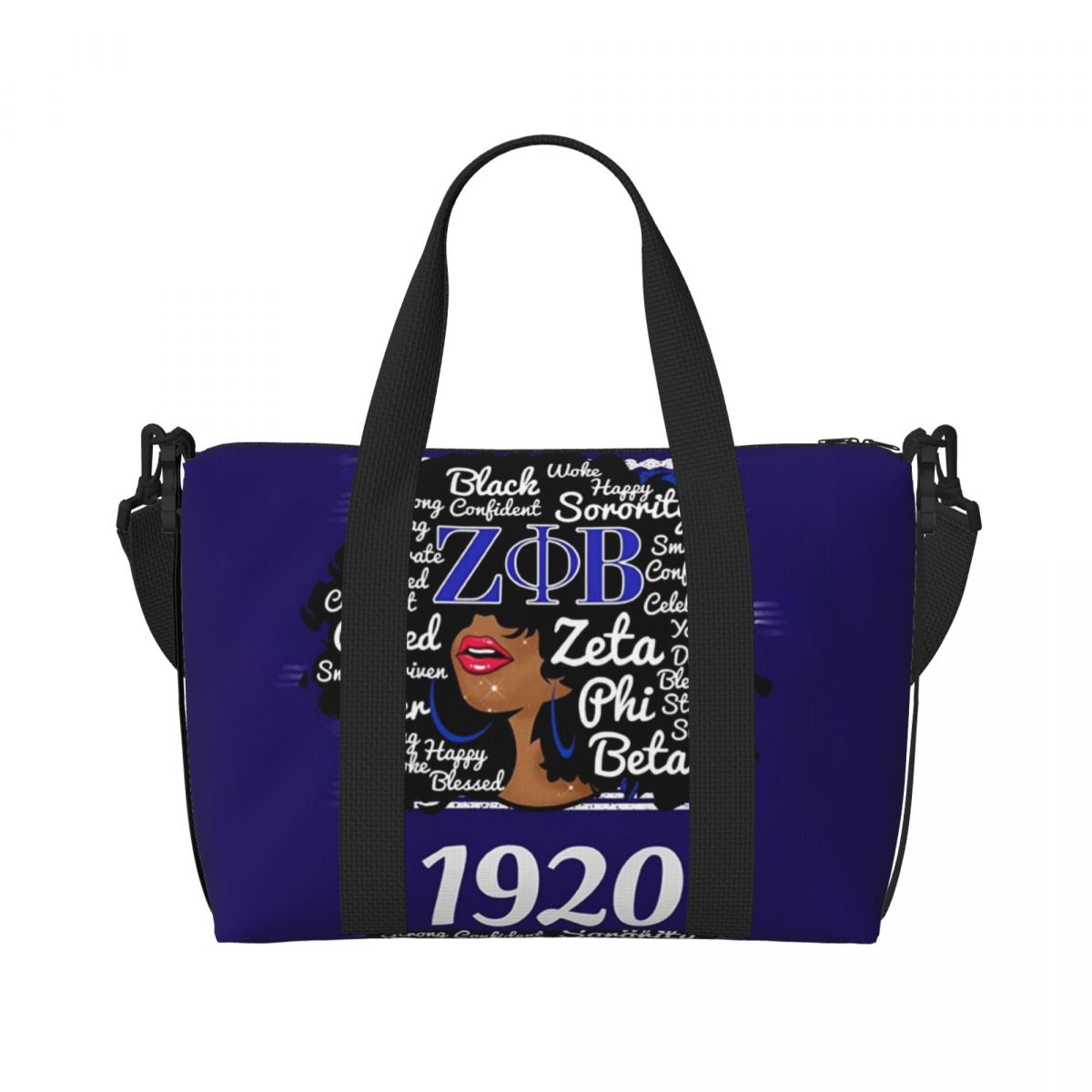 사용자 정의 Zeta Phi 베타 여학생 클럽 토트 백 - Travel Accessories Greece 리뷰 및 가격