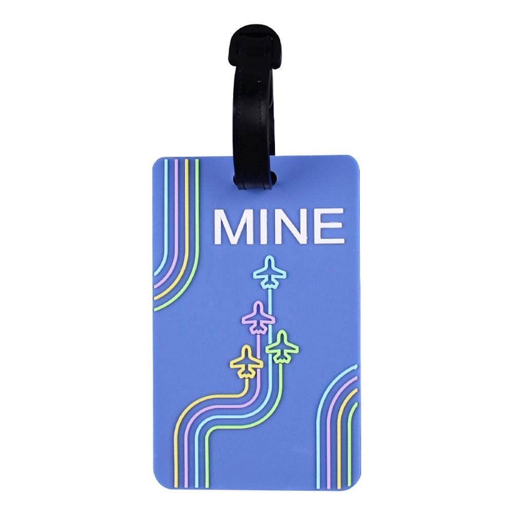 실리콘 접착제 가방 ID 주소 홀더 수하물 탑승 태그  - Travel Accessories Name 리뷰 및 가격