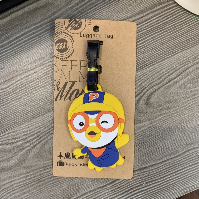 귀여운 포로로 루피 비버 러기지 태그, 귀여운 인스타  - Travel Accessories Girly 리뷰 및 가격