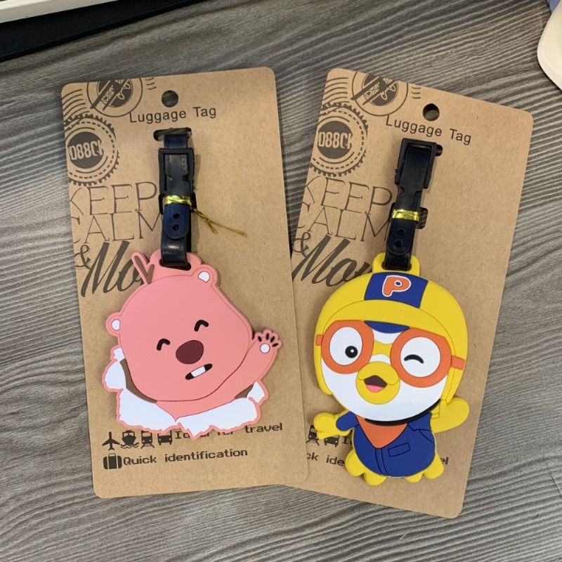 귀여운 포로로 루피 비버 러기지 태그, 귀여운 인스타  - Travel Accessories Girly 리뷰 및 가격