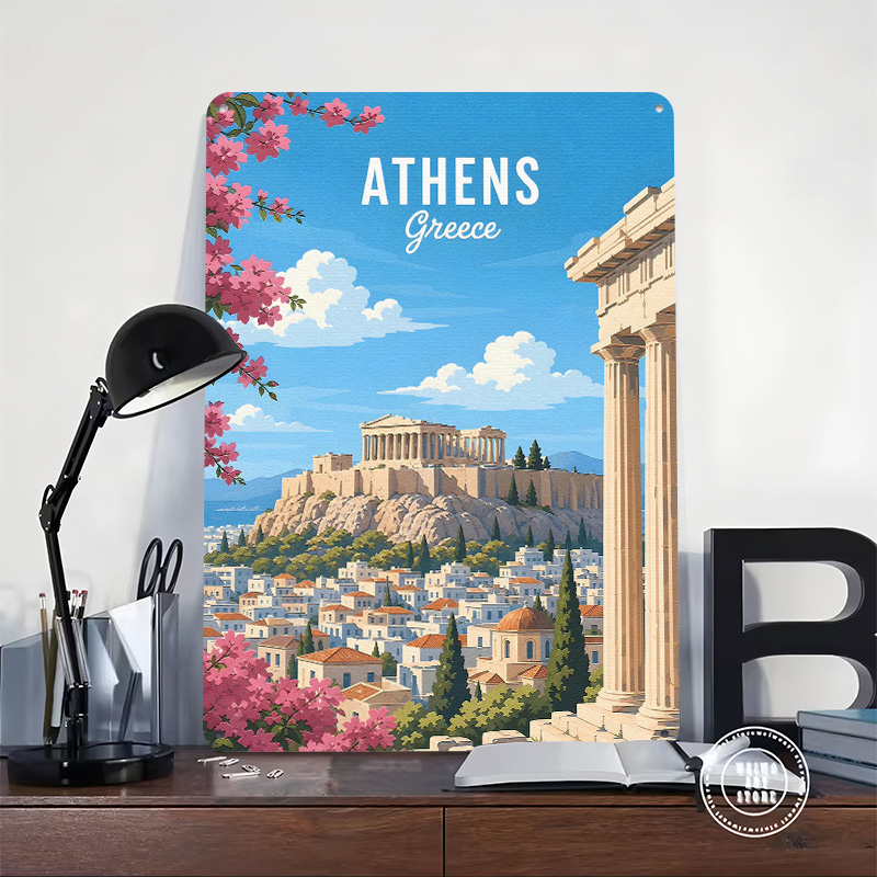 아테네 차고 액세서리 그리스 여행 금속 포스터 팬들을  - Travel Accessories Greece 리뷰 및 가격
