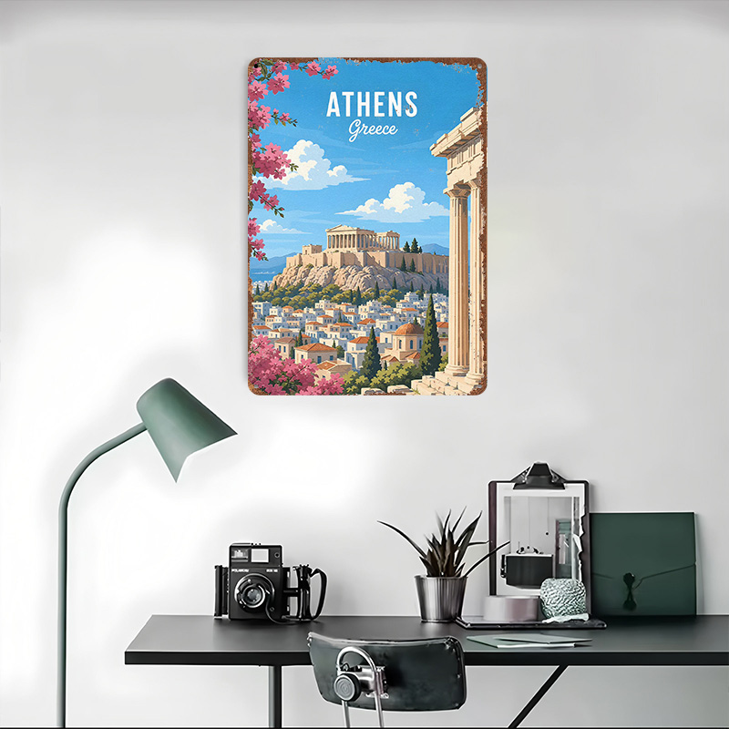 아테네 차고 액세서리 그리스 여행 금속 포스터 팬들을  - Travel Accessories Greece 리뷰 및 가격