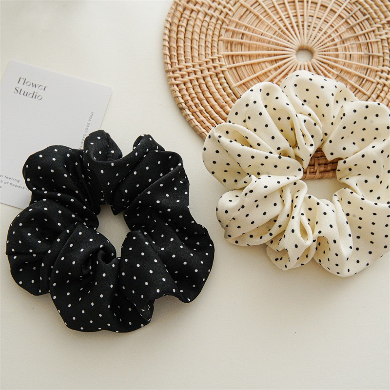 11cm/14cm 도트 헝겊 Scrunchies 여자  - Travel Accessories Gifts For Women 리뷰 및 가격