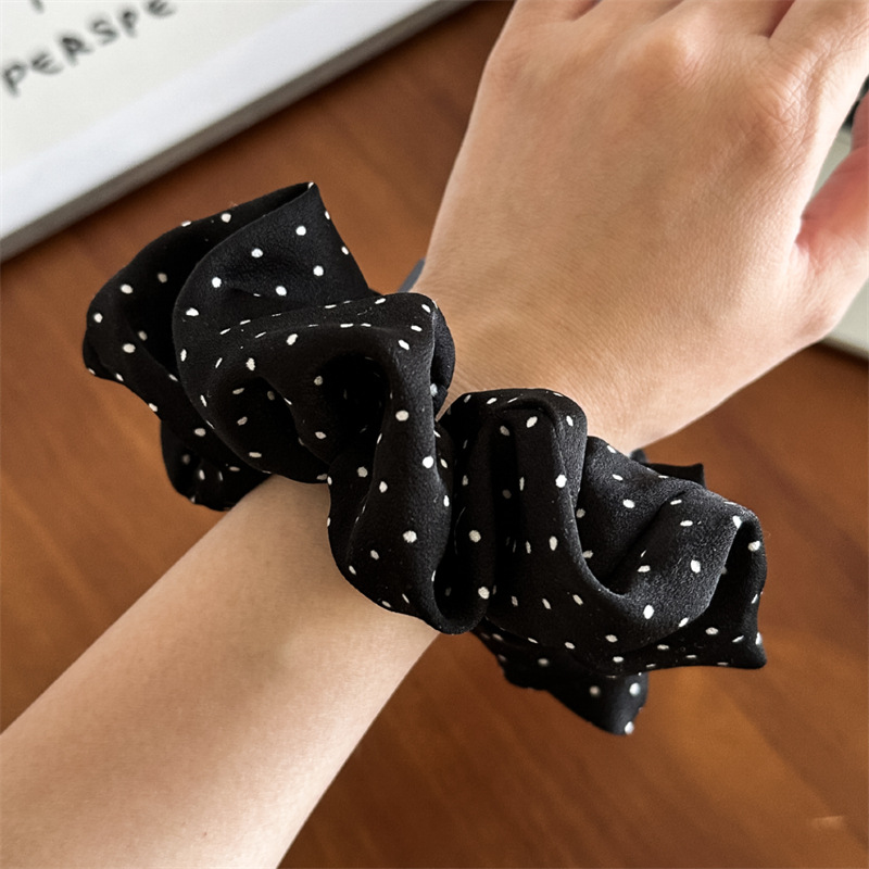 11cm/14cm 도트 헝겊 Scrunchies 여자  - Travel Accessories Gifts For Women 리뷰 및 가격
