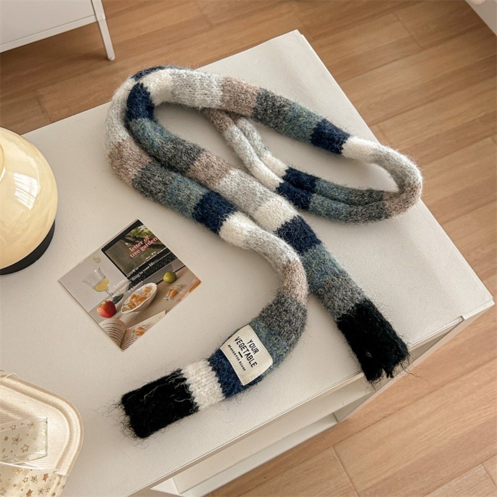 하라주쿠 스타일 Y2K 스트라이프 스카프 코디 의류 액 - Travel Accessories Unisex 리뷰 및 가격