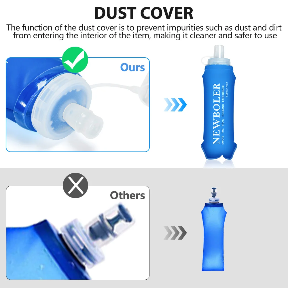 NEWBOLER 300/500ML 물병 TPU 접이식  - Water Bottle Collapsible 리뷰 및 가격