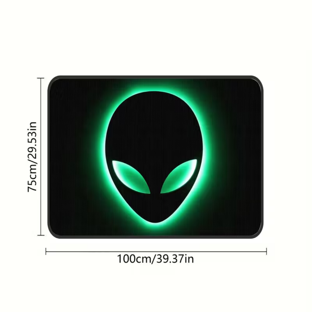 1개입, 야광 녹색 외계인 디자인 트렁크 매트, 내구성 - Travel Accessories In Store 리뷰 및 가격