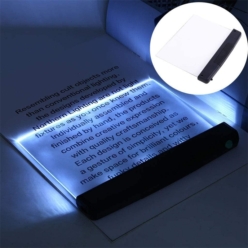 침대에서 독서를 위한 LED 책 조명, 평면 패널 눈  - Travel Reading Accessories 리뷰 및 가격