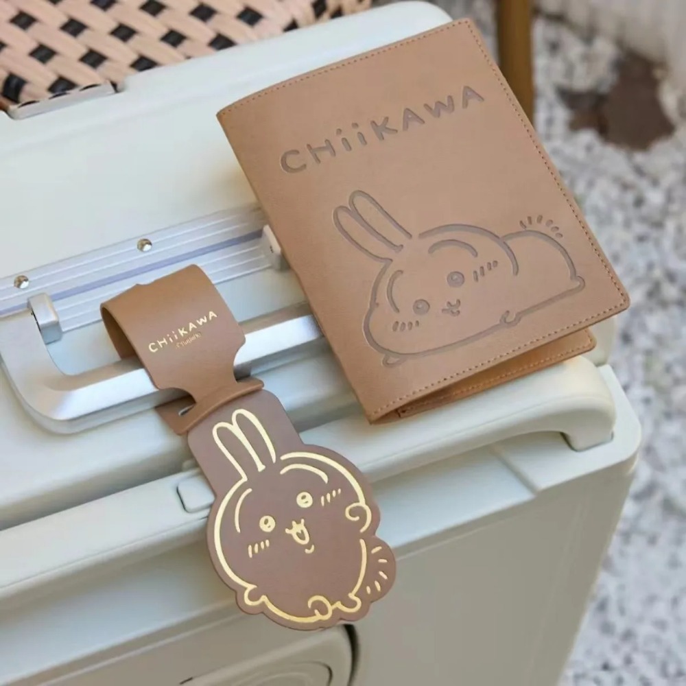 귀여운 가죽 수하물 태그 금박 스탬프 귀여운 치이카와  - Travel Accessories In Japan 리뷰 및 가격