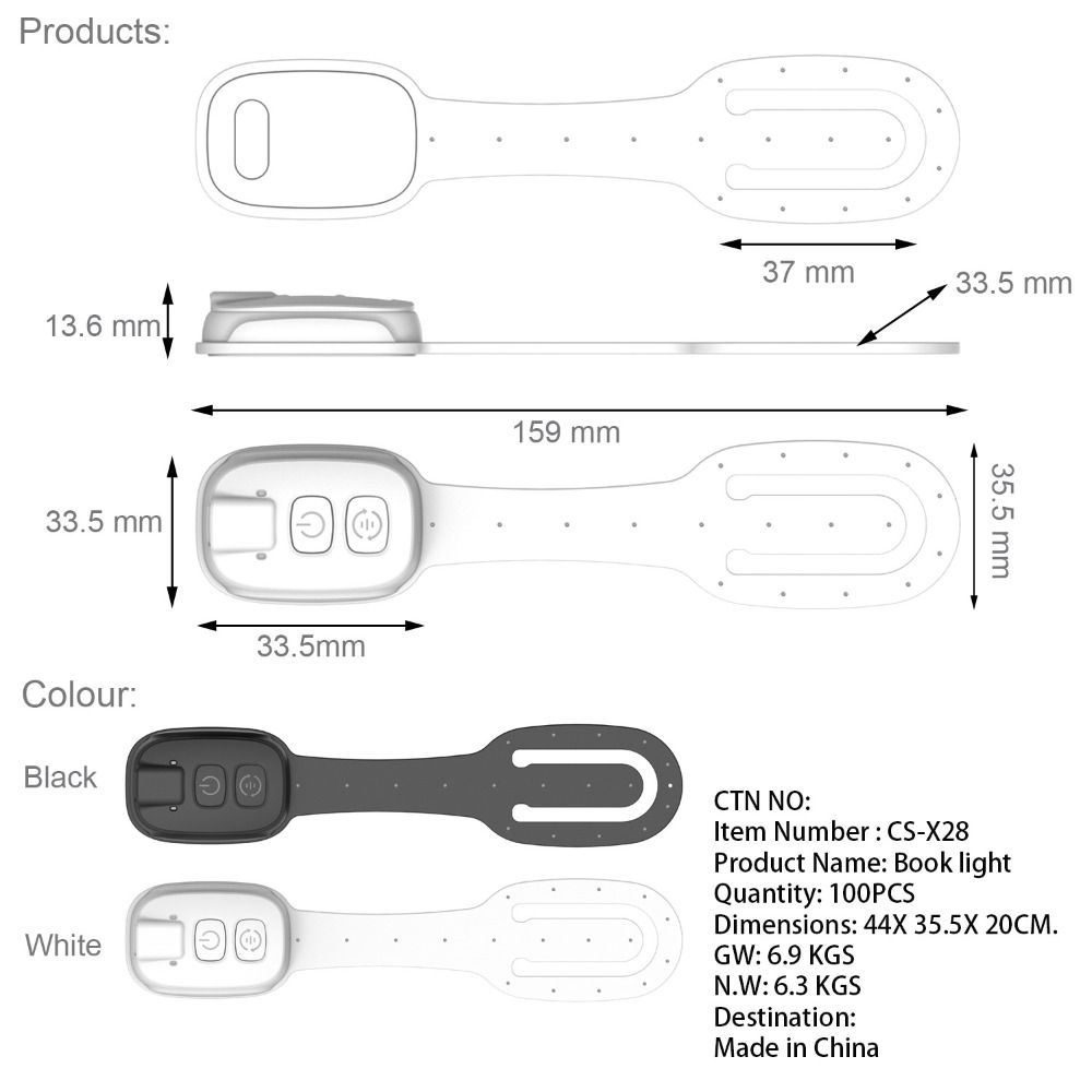 2-in-1 클립형 책 조명기(밝기 조절 가능) 초박형 - Travel Reading Accessories 리뷰 및 가격