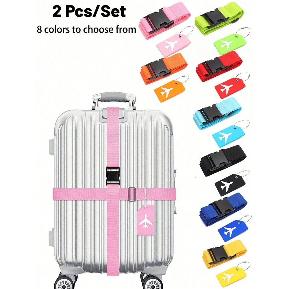 여행용 수하물 스트랩 세트와 수하물 태그 다양한 색상의 - Travel Accessories List 리뷰 및 가격