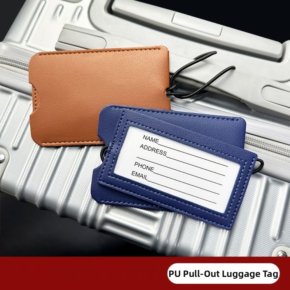 PU 가죽 풀아웃 러기지 태그 부드러운 레드 컬러 러기 - Luggage Tag Leather 리뷰 및 가격