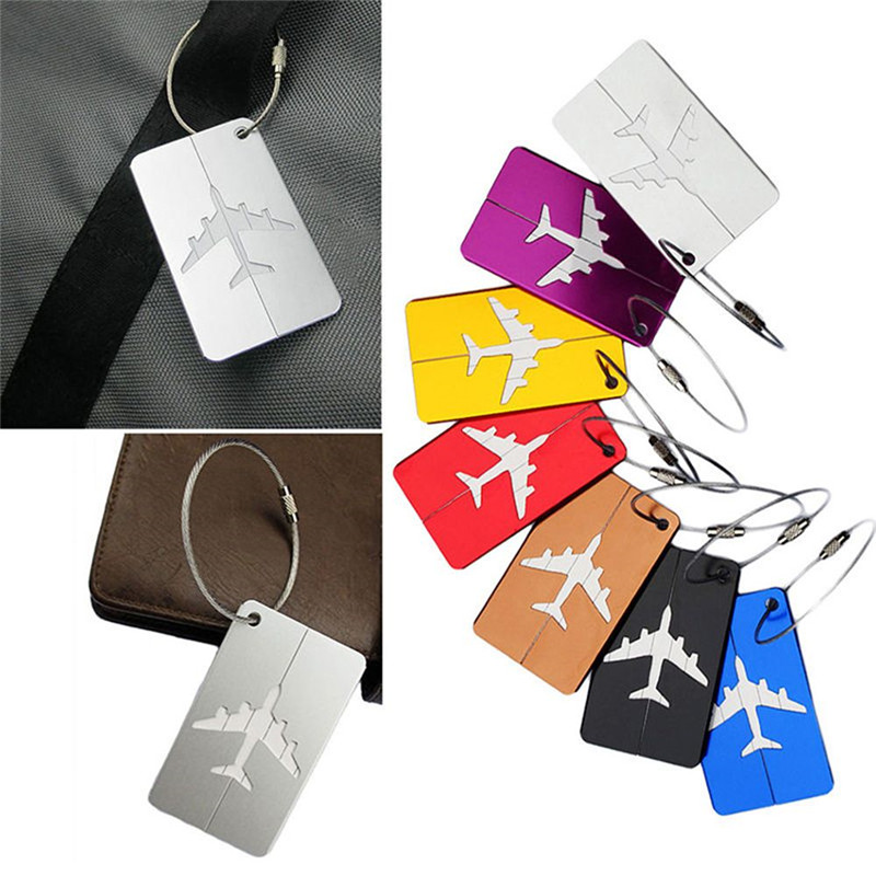 새로운 패션 수하물 태그 알루미늄 합금 여성 남성 여행 - Travel Accessories Name 리뷰 및 가격