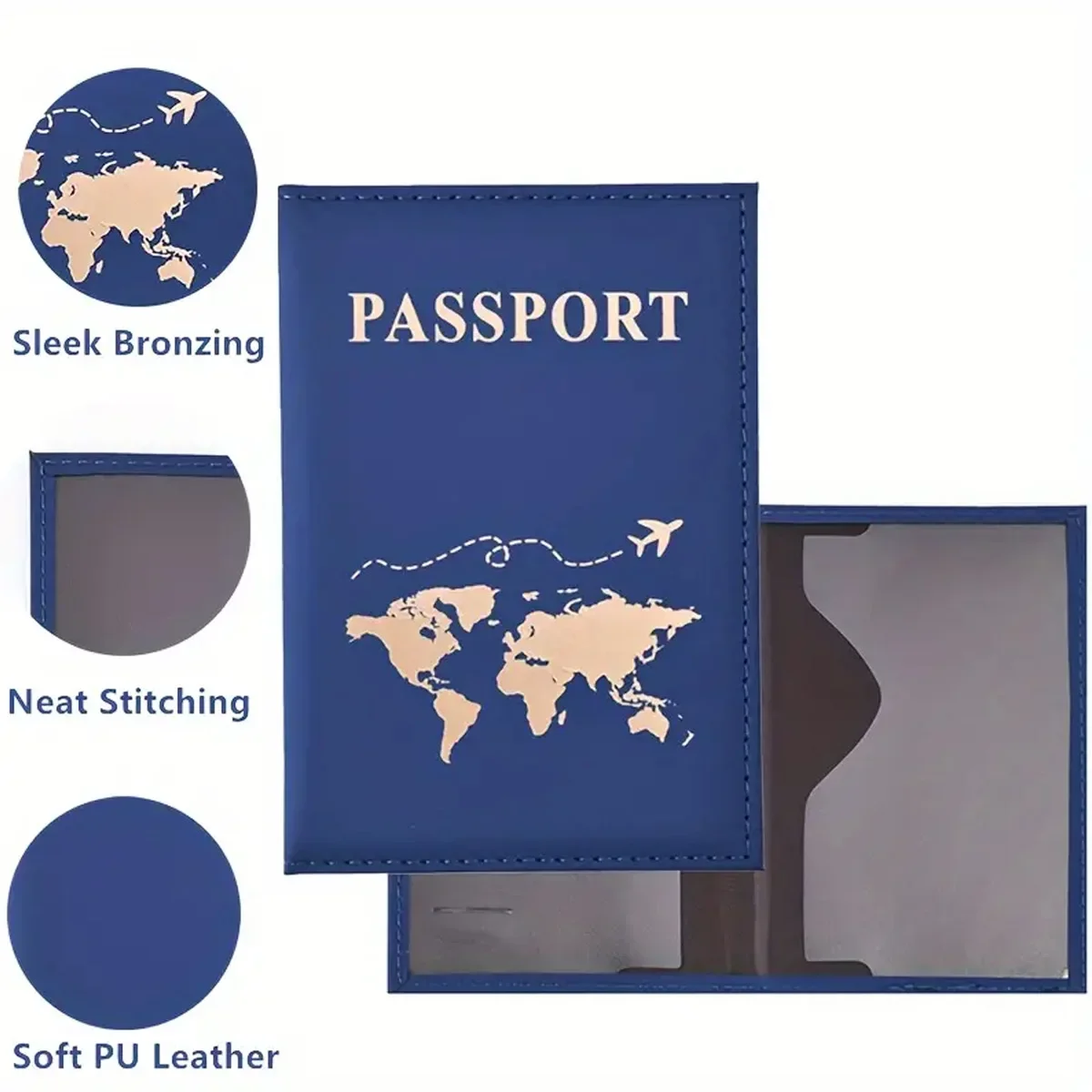 패션 여권 보호 커버 세계 패턴 여행 여권 홀더 지갑  - Travel Accessories Gifts For Women 리뷰 및 가격