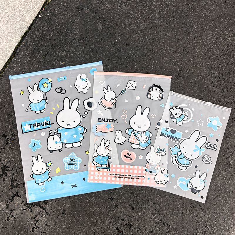 카와이 미피 만화 캐릭터 의류 신발 속옷 수납 가방,  - Travel Accessories Girly 리뷰 및 가격