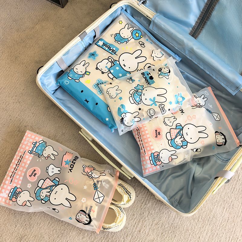 카와이 미피 만화 캐릭터 의류 신발 속옷 수납 가방,  - Travel Accessories Girly 리뷰 및 가격