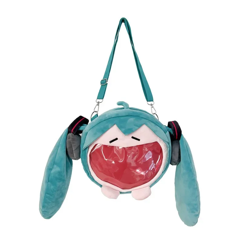 ! ! !하츠네 미쿠 숄더백 배낭 귀여운 애니메이션 플 - Travel Accessories Cute 리뷰 및 가격