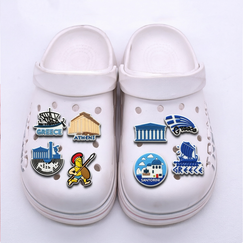 5-25개 그리스 신발 참, 그리스 문화 PVC 클로그 - Travel Accessories Greece 리뷰 및 가격