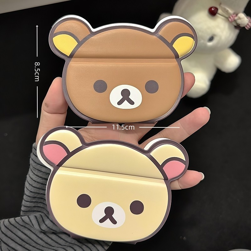 릴라쿠마 접이식 화장 거울 귀여운 심플 휴대용 손거울  - Travel Accessories Cute 리뷰 및 가격