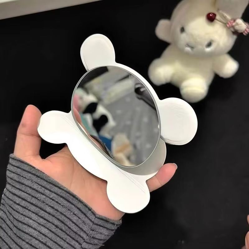 릴라쿠마 접이식 화장 거울 귀여운 심플 휴대용 손거울  - Travel Accessories Cute 리뷰 및 가격