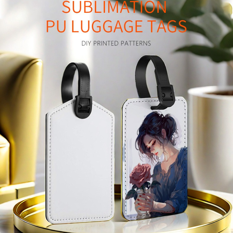 사용자 정의 사진 PU 가죽 수하물 태그 사용자 정의  - Luggage Tag Leather 리뷰 및 가격