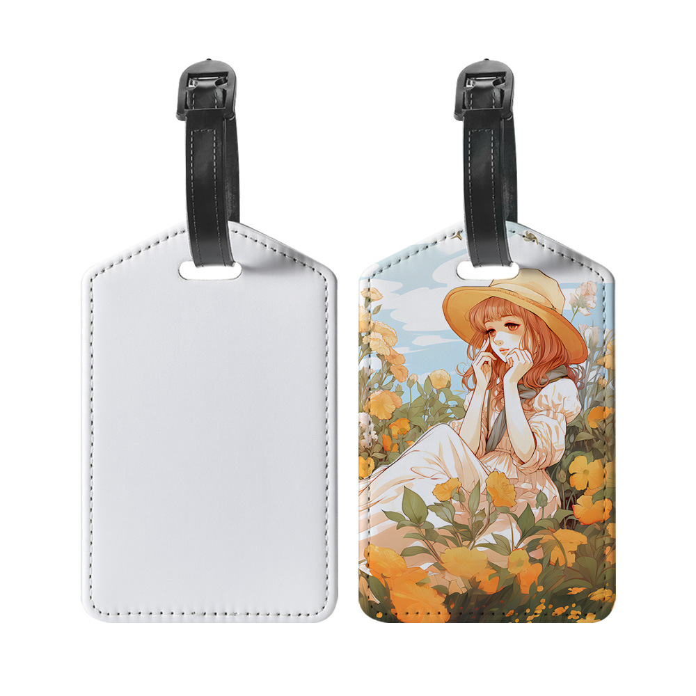 사용자 정의 사진 PU 가죽 수하물 태그 사용자 정의  - Luggage Tag Leather 리뷰 및 가격
