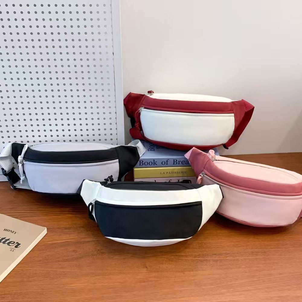 1피스 여성용 가슴 가방, 컬러 블록 캐주얼 숄더백,  - Travel Accessories In Japan 리뷰 및 가격