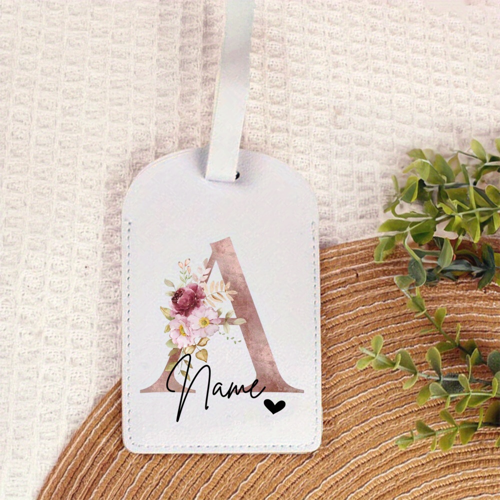 개인화 된 PU 수하물 태그 패션 인쇄 모노그램 수하물 - Travel Accessories Name 리뷰 및 가격