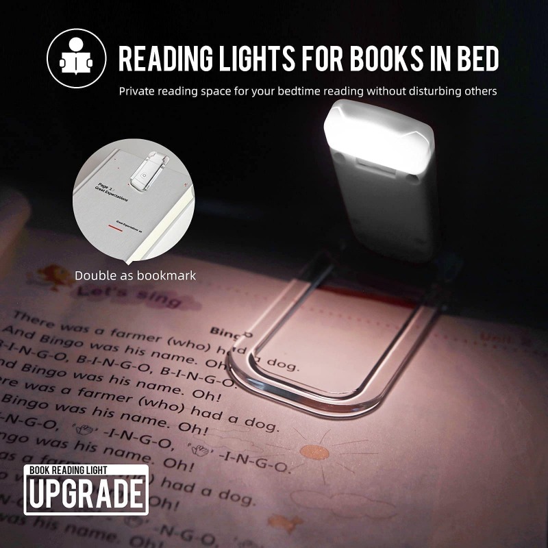 휴대용 LED 독서등 클립 북마크 야간 조명 USB 충 - Travel Reading Accessories 리뷰 및 가격
