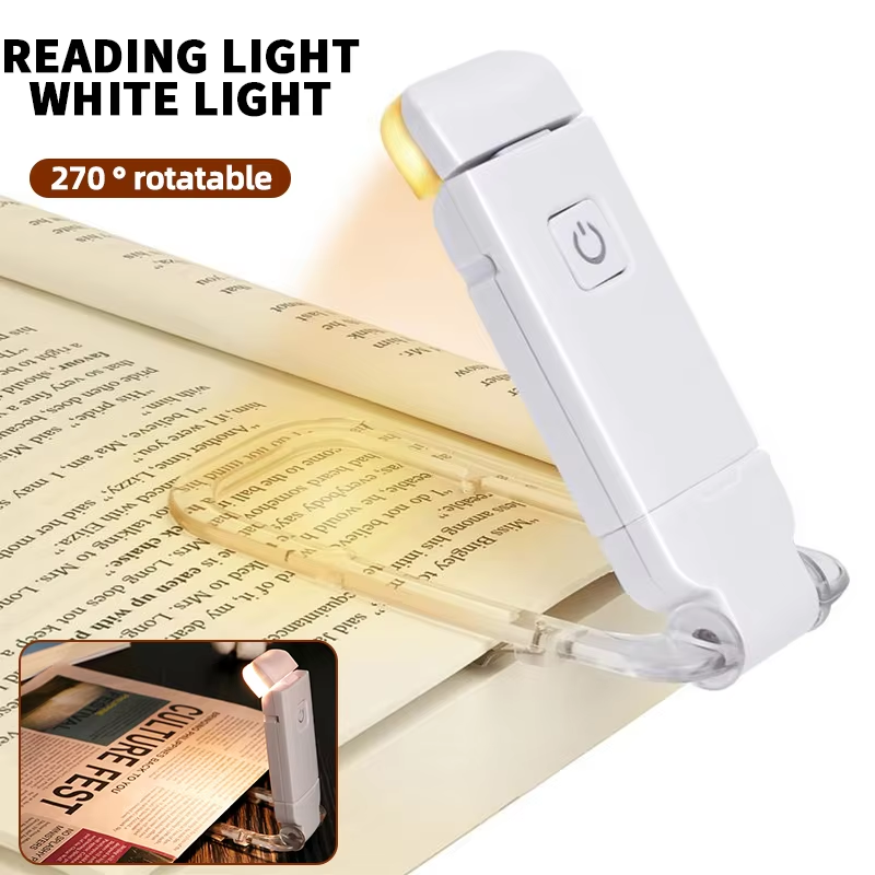 휴대용 LED 독서등 클립 북마크 야간 조명 USB 충 - Travel Reading Accessories 리뷰 및 가격