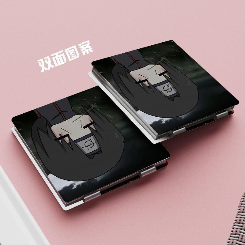 나루토 애니메이션 메이크업 거울 양면 접이식 미니 귀여 - Travel Accessories Girly 리뷰 및 가격