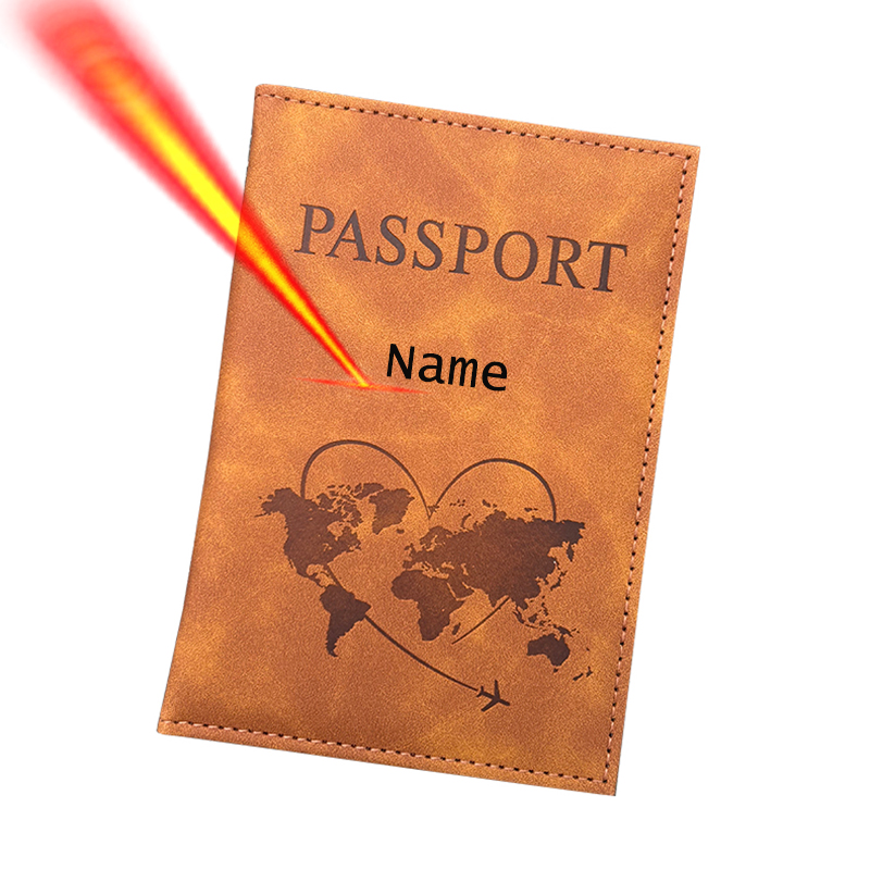 개인화 된 이름 여권 홀더 여행 지갑 새겨진 가죽 커버 - Travel Accessories Gifts For Women 리뷰 및 가격