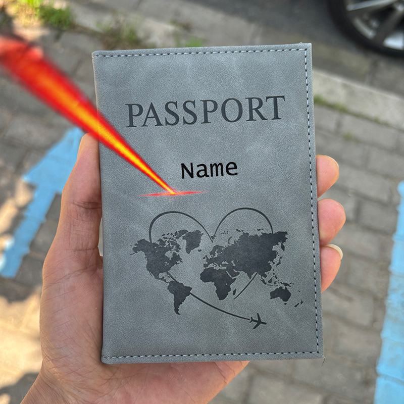 개인화 된 이름 여권 홀더 여행 지갑 새겨진 가죽 커버 - Travel Accessories Gifts For Women 리뷰 및 가격