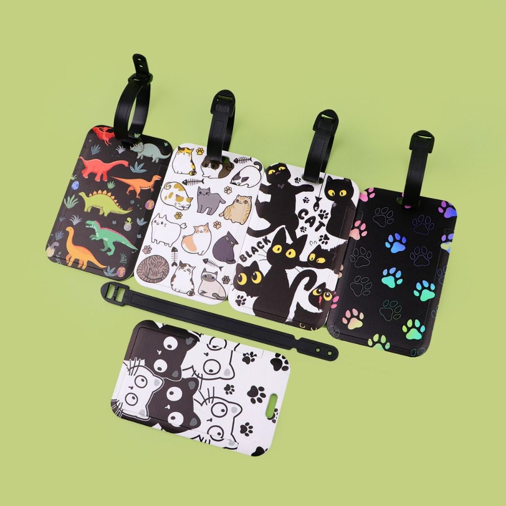 분실 방지 플라스틱 수하물 태그 예술적인 여행 가방 배 - Travel Accessories List 리뷰 및 가격