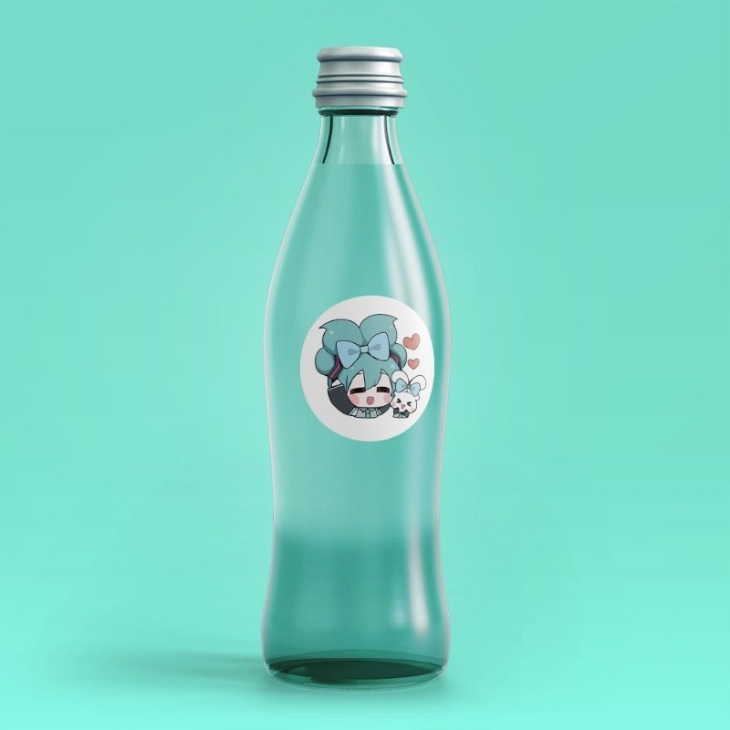 인스 감성 귀여운 하츠네 미쿠 스티커, 만화 장식용 씰 - Travel Accessories Cute 리뷰 및 가격