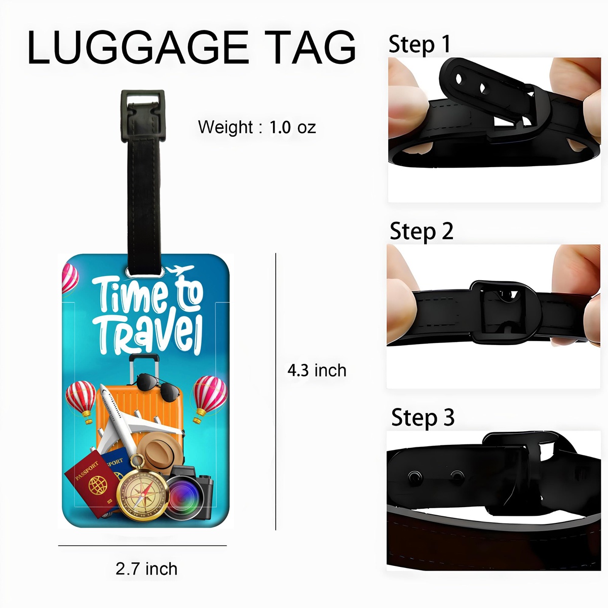여행 스타일 러기지 태그 남녀 공용 여행 가방 라벨 클 - Travel Accessories Gifts For Women 리뷰 및 가격